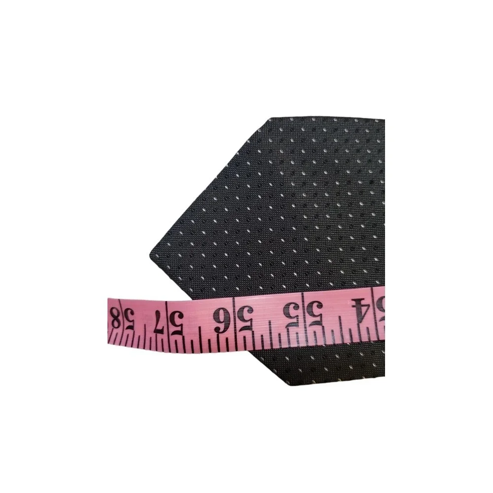Banana Republic Mens Tie Necktie Dark Green White Micro‎ Dot Silk Classic Length